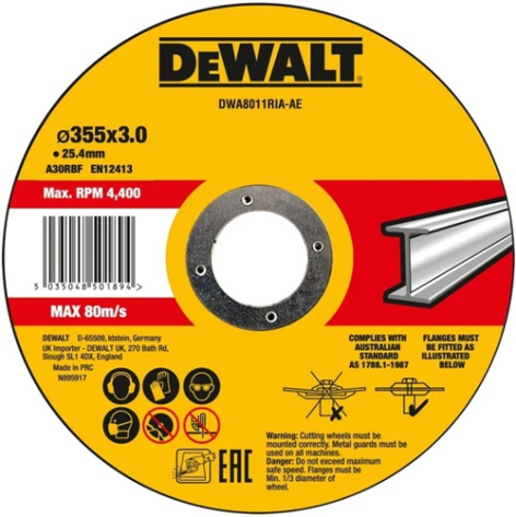 фото Диск отрезной  DeWALT DWA8011RIA в Санкт-Петербургe