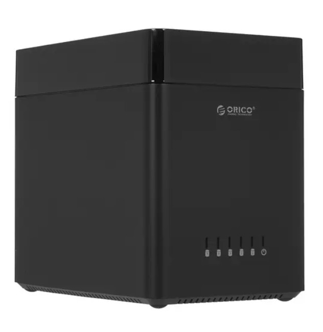

Внешний корпус Orico DS500C3-BK магнитного типа для 3,5" жестких дисков с 5 отсеками, Type-C, 90 ТБ, 18 ТБ на один диск, DS500C3-BK