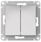 фото Выключатель двухклавишный Systeme Electric ATN000351S