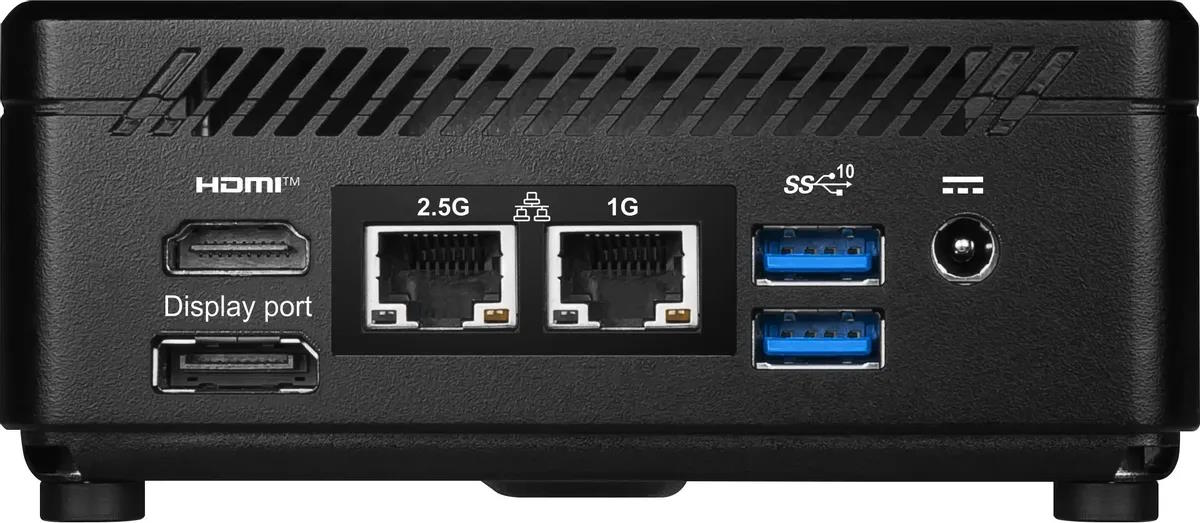 

Неттоп MSI Cubi 5 12M-013RU 9S6-B0A811-298 i5-1235U/16GB/512GB SSD/Iris Xe graphics/2*GbitEth/USB Type-C/HDMI/DP/65W/Win11Pro/black, Cubi 5 12M-013RU