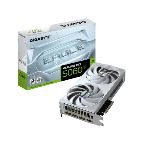 фото Видеокарта GIGABYTE GeForce RTX 5060 TI EAGLE OC ICE (GV-N506TEAGLEOC ICE-8GD) в Перми