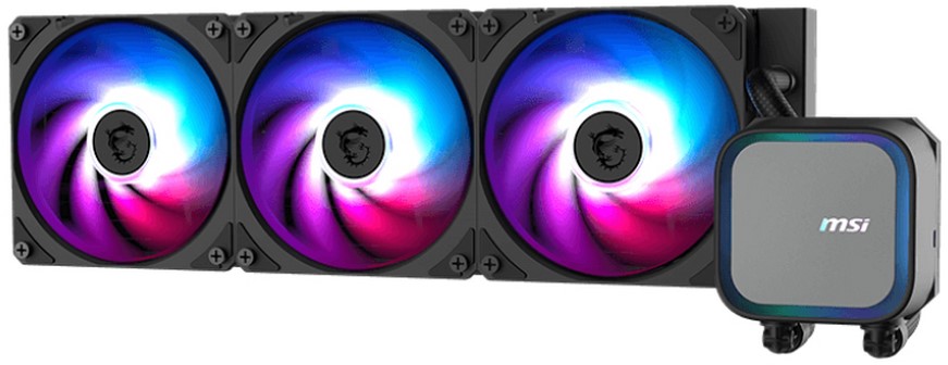 

Система охлаждения жидкостная MSI MAG CORELIQUID A13 360 306-7ZWDA11-L80 LGA1700/1851/AM4/AM5 (3*120mm, 62.6CFM), MAG CORELIQUID A13 360