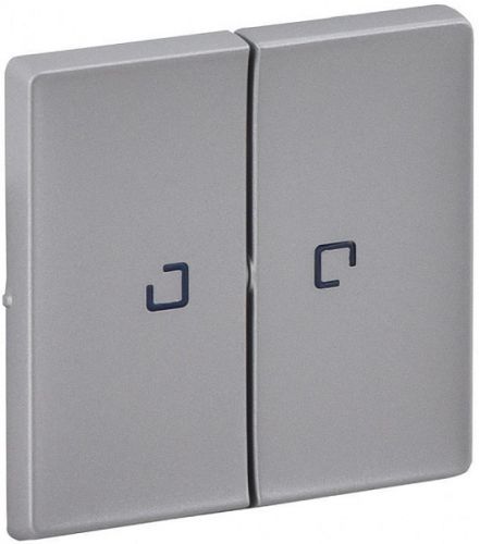 

Клавиша Legrand 755222 Valena LIFE, 2-ая с подсветкой/индикацией, алюминий, 755222