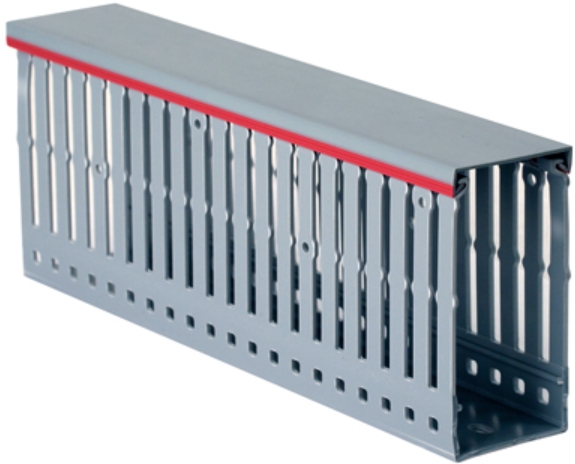 

Кабель-канал DKC 01155RL перфорированный, с крышкой, серый RL6 100x40, "Quadro" (уп/8 м), 01155RL