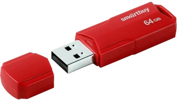 фото Накопитель USB 2.0 64GB SmartBuy SB64GBCLU-R в Волгограде