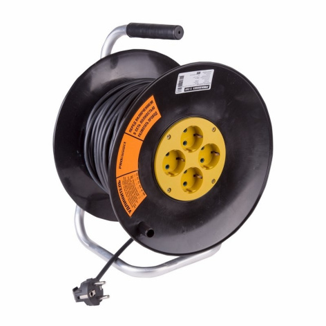 Изображение товара Удлинитель PROconnect 11-7609 4 розетки 30 м IP20 на катушке