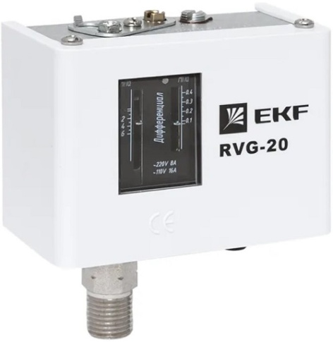 фото Реле избыточного давления  EKF RVG-20-0,6 в Казани