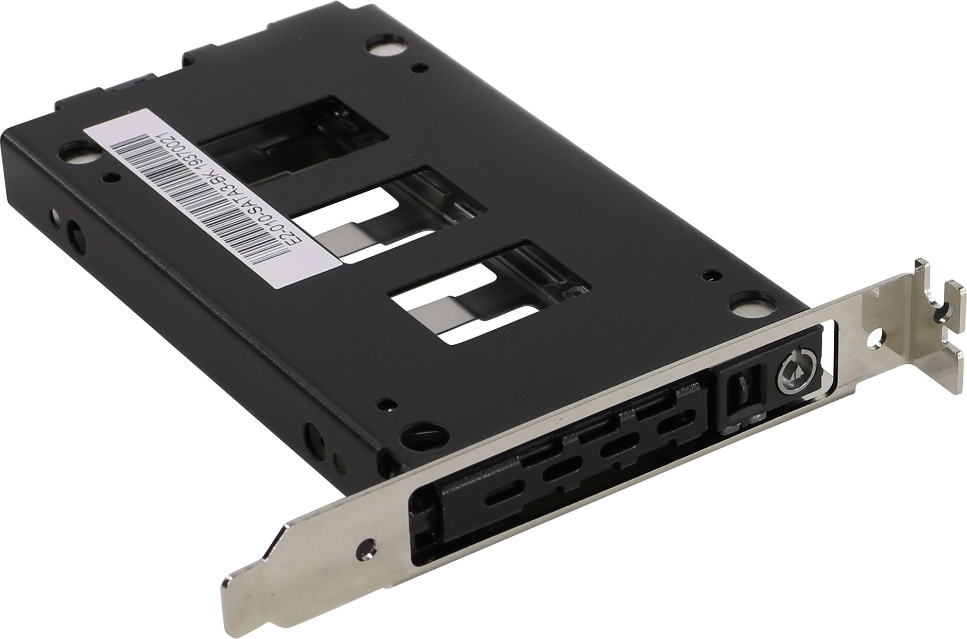 

Корзина Procase E2-010-SATA3-BK для установки 2.5" HDD/SSD накопителя в слот расширения PCI-E в корпус ПК, E2-010-SATA3-BK