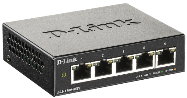 фото Коммутатор  D-link DGS-1100-05V2/A1A в Уфе