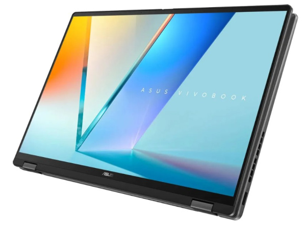 фото Ноутбук ASUS Vivobook 16 Flip TP3607AA-SI087W 16" (Intel Core Ultra 7, 32Гб LPDDR5X, SSD 1 Тб, Arc graphics, Windows 11 Домашняя) Серый [90NB17B1-M005L0]