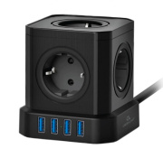 фото Сетевой фильтр Cablexpert TWR-5-U4-B-2