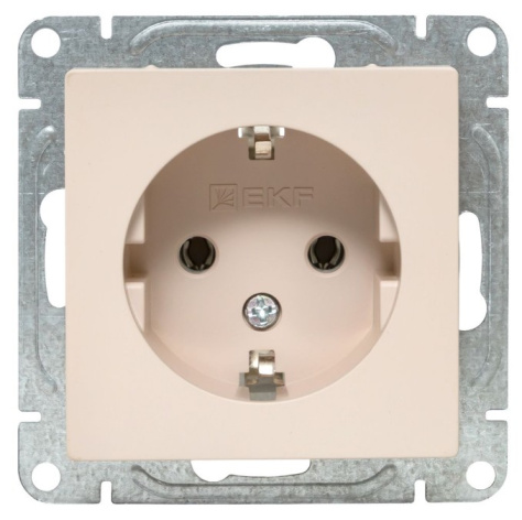 фото Розетка с заземлением  EKF UP1-SOI-110
