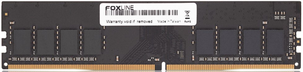 

Модуль памяти DDR4 8GB Foxline FL3200D4U22D-8GSE PC4-25600 3200MHz CL22 1.2V, FL3200D4U22D-8GSE