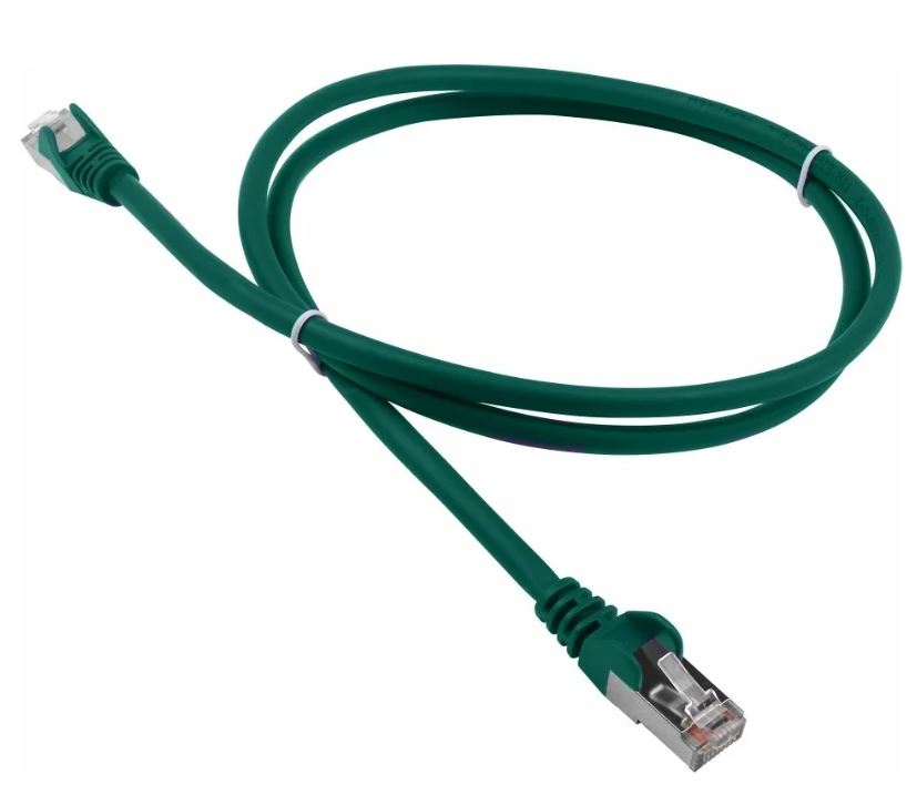 

Кабель патч-корд F/UTP 5e кат. 0,5м. Lanmaster LAN-PC45/S5E-0.5-GN RJ45 - RJ45, 4 пары, зеленый, LSZH, LAN-PC45/S5E-0.5-GN