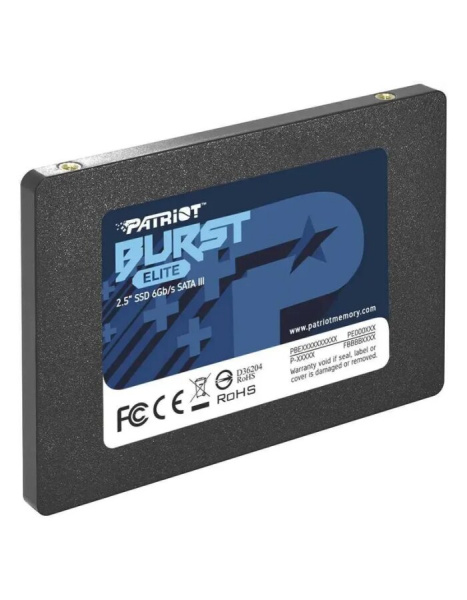 фото SSD накопитель 120 ГБ Patriot Memory PBE120GS25SSDR, SATA III, (PBE120GS25SSDR)