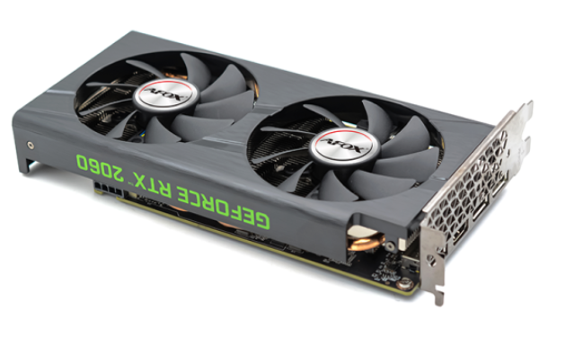 

Видеокарта PCI-E Afox GeForce RTX 2060 (AF2060-6144D6H4-V2) 6GB GDDR6 192bit 12nm 1365/14000MHz HDMI/3*DP RETAIL PACK, GeForce RTX 2060 (AF2060-6144D6H4-V2)