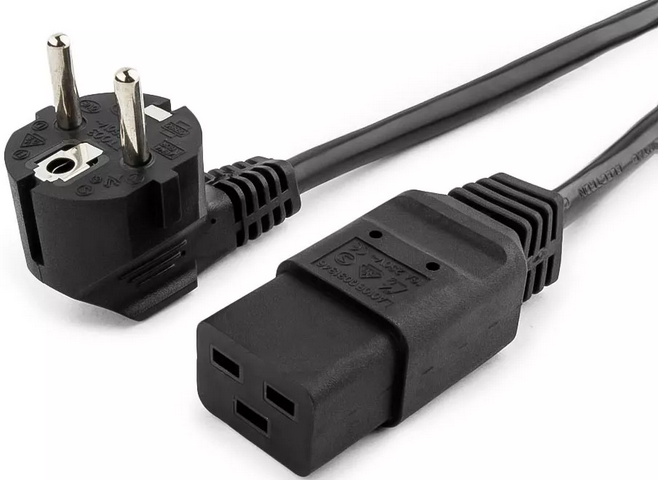 

Кабель питания Filum FL-PC16-EU-C19-1.8M CEE 7/7- С19, 3х1.5мм², 220В, 16A, чёрный, 1.8м, FL-PC16-EU-C19-1.8M