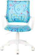 фото Кресло Бюрократ BUROKIDS 1 W-STICKBL
