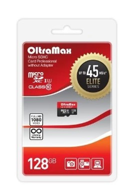 фото Карта памяти MicroSDXC 128GB OltraMax OM128GCSDXC10UHS-1-ElU1 w в Перми