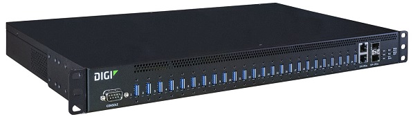 

Концентратор Digi AW24-G300 сетевой Anywhere USB Plus 24xUSB, 2x10/100/1000/10G (SFP+), 1xRS-232, multihost, 2xPSU, AW24-G300