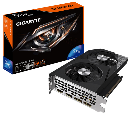 Изображение товара Гигабайт GIGABYTE A380 WINDFORCE OC видеокарта для игр и офисных задач