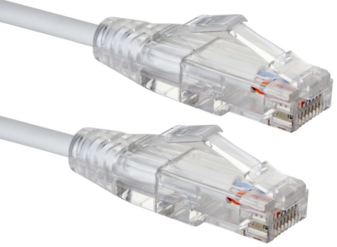 

Кабель патч-корд U/UTP 6 кат. 7м Eurolan 21S-U6-07WT SLIM LINE, HF, T568B, белый, 21S-U6-07WT