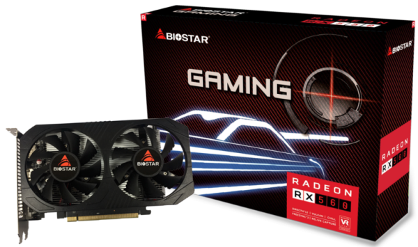 фото Видеокарта Biostar Radeon RX 560 (VA5615RF41) в Омске