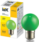 фото Лампа IEK LLE-G45-1-230-G-E27