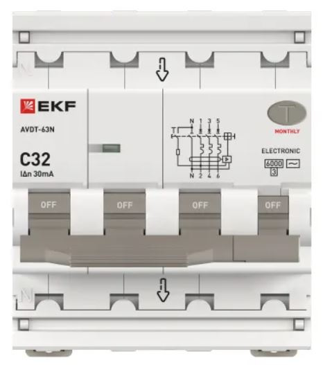 фото Автомат дифференциальный EKF D63N46E32C30