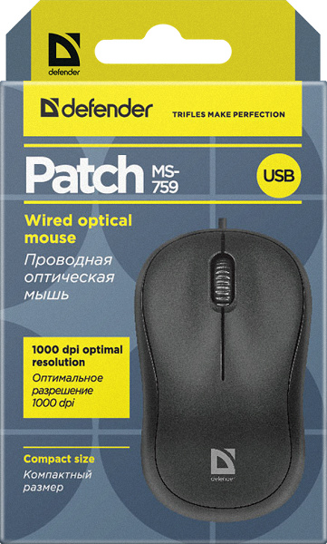 фото Мышь  Defender Patch MS-759 в Красноярске