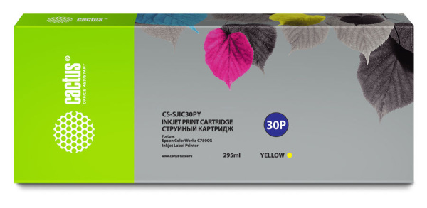 фото Картридж  Cactus CS-SJIC30PY в Омске