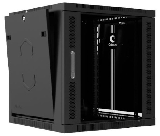 фото Шкаф настенный 19", 6U Cabeus SH-05F-6U60/35-BK в Воронеже