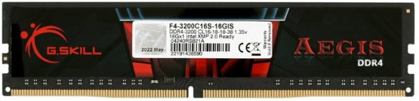 фото Оперативная память DDR4 16 ГБ (1×16 ГБ) G.Skill F4-3200C16S-16GIS(TRAY), 3200 МГц, [F4-3200C16S-16GIS(TRAY)] в Красноярске