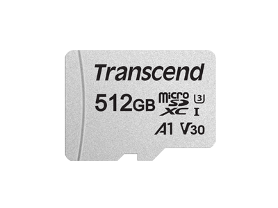 

Карта памяти 512GB Transcend TS512GUSD300S-A microSDXC 300S, A1/UHS-I/V30/U3/Class 10, 95/40MB/s, TS512GUSD300S-A