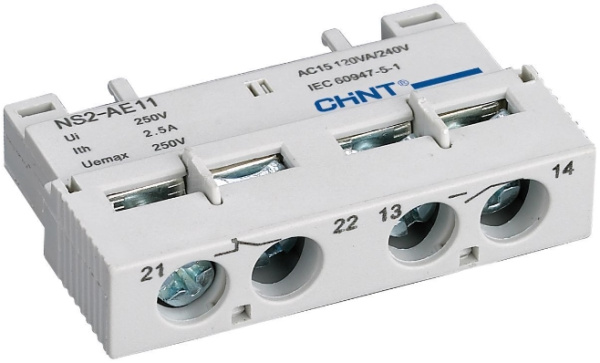 Изображение товара Контакт дополнительный CHINT 495968 для пускателей серии NS2