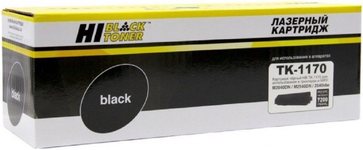 

Тонер-картридж Hi-Black 939271020 (HB-TK-1170) для Kyocera M2040dn/M2540dn, 7,2K, с чипом, 939271020