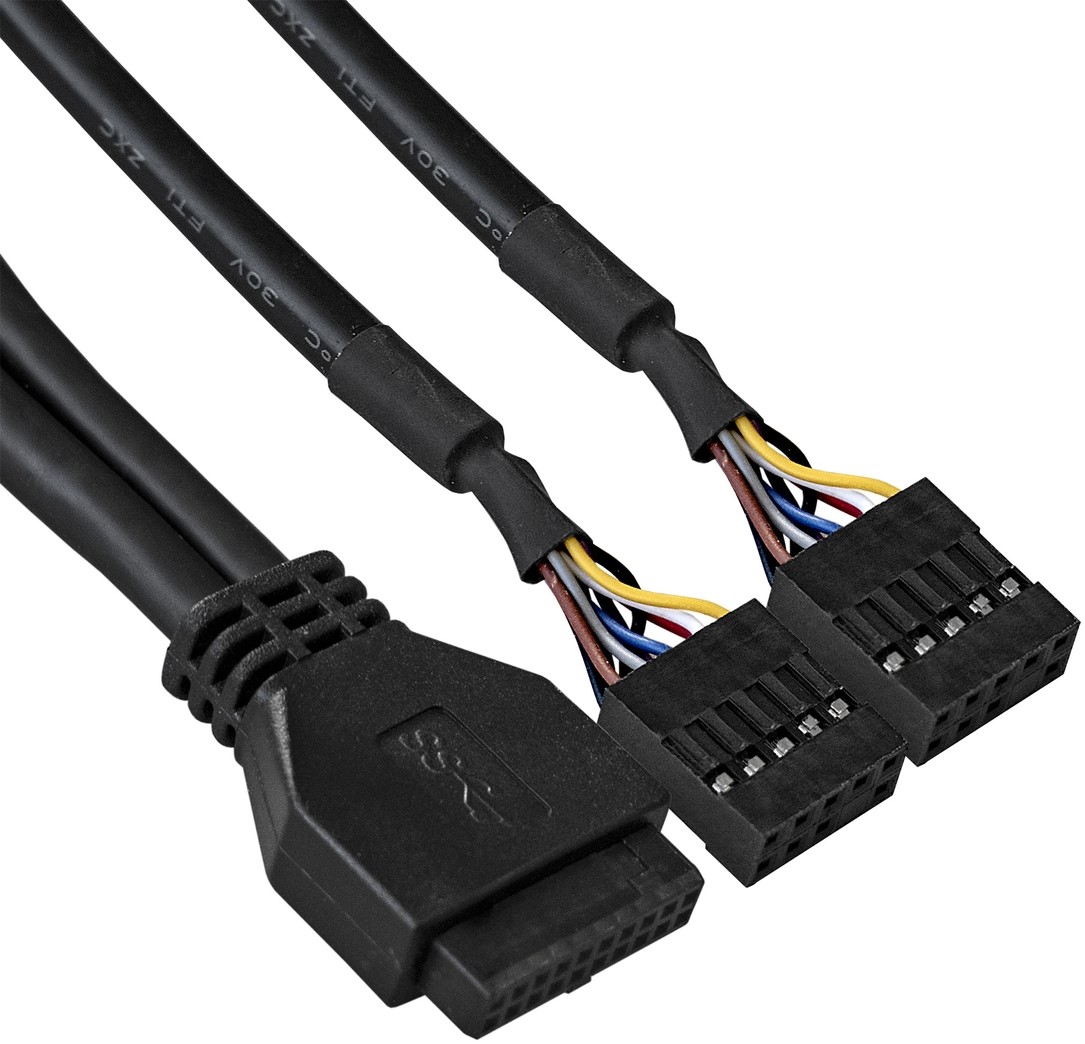 

Планка Exegate U5H-627 EX289291RUS USB на переднюю панель, 5,25", 2*USB3.0, 2*HD Audio, черная, металл, подсоед. к MB, U5H-627