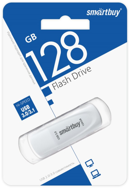 фото Накопитель USB 3.0 128GB SmartBuy SB128GB3SCW в Казани