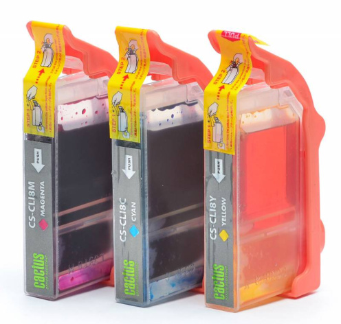 фото Картридж  Cactus CS-CLI8C/M/Y в Казани