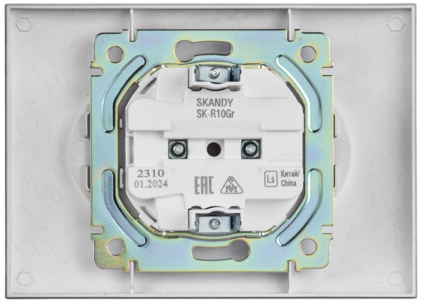 фото Розетка двухместная без заземления в сборе IEK SK-R20-10-K03-F в Ростове-на-Дону