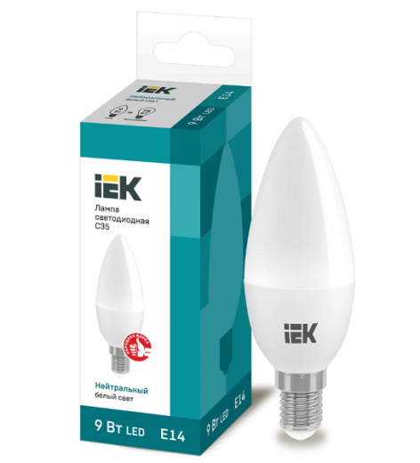 фото Лампа светодиодная IEK LLE-C35-9-230-30-E14 в Уфе
