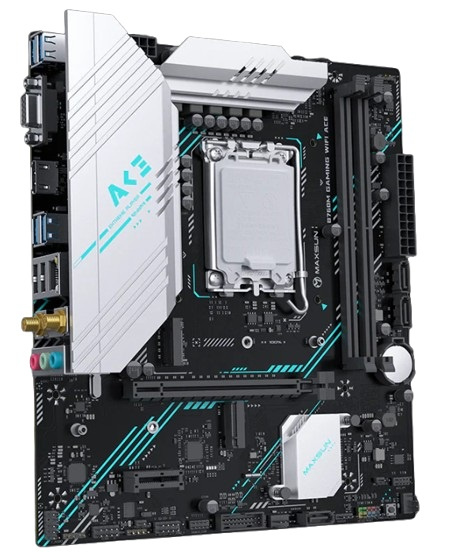 фото Материнская плата mATX MAXSUN MS-B760M GAMING WIFI ICE в Воронеже