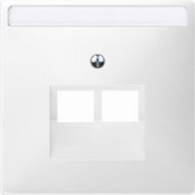 Изображение товара Накладка Schneider Electric Merten 2 поста вертикальная для электросетей