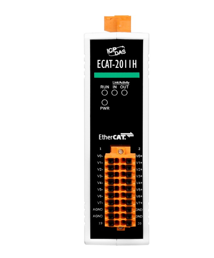 

Модуль ICP DAS ECAT-2011H EtherCAT Slave I/O Module with Isolated 16-ch/8-ch AI (RoHS), ECAT-2011H