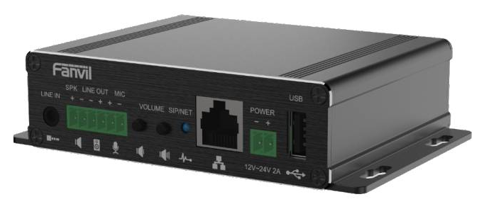 

Шлюз VoiceIP Fanvil PA3 SIP контроллер 2 SIP-линии,2 RTSP-линии, протокол IP/RTP/RTSP для передачи медиа, PA3