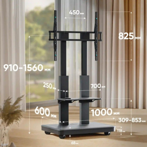 фото Стойка мобильная ONKRON TS2811 Elift BLACK в Волгограде