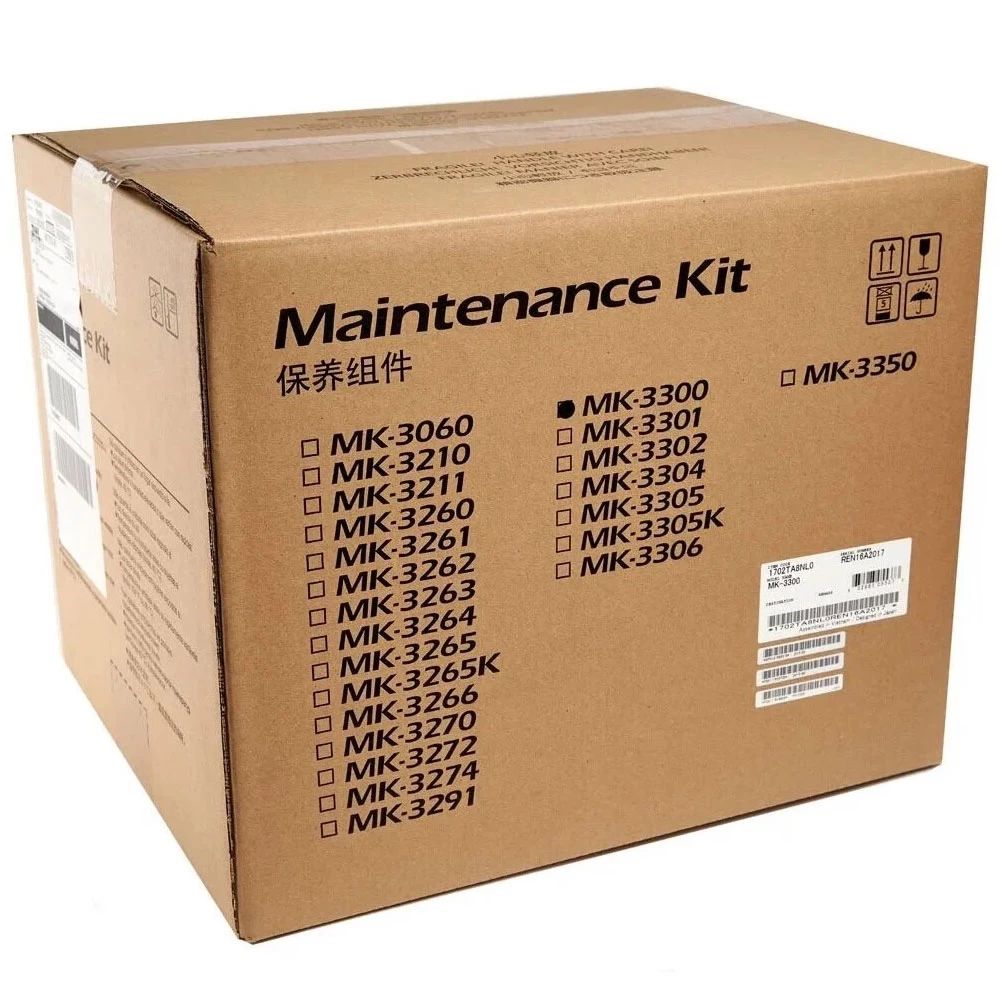 

Сервисный комплект Kyocera MK-3300 1702TA8NL0 (ресурс 500 000 отп.) для M3655idn,M3660idn, MK-3300