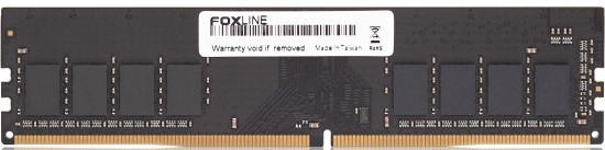 

Модуль памяти DDR4 16GB Foxline FL3200D4U22-16G 3200MHz CL22, FL3200D4U22-16G