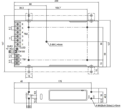 фото Преобразователь AC-DC сетевой Mean Well RSP-500-48 в Уфе