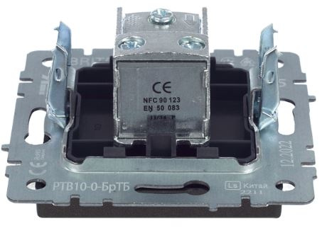 фото Розетка телевизионная проходная  IEK BR-A10-P-K45 в Челябинске